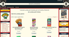 Desktop Screenshot of landkaart-winkel.nl